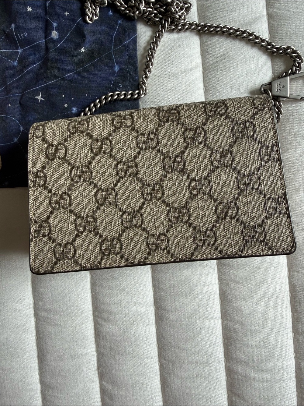Gucci Beige Monogram Dionysus mini Crossbody with Silver Hardware - Picture 4 of 8